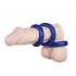 You2Toys - Trio d'anneaux silicone épaissi (bleu)