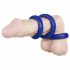 You2Toys - Dickwandiges Silikonring-Trio (blau)