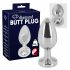 You2Toys - Sextreme - stalen anale plug (2,4 cm)