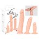 You2Toys - Anaaltreening - realistlik dildo komplekt - 3tk (naturaalne)