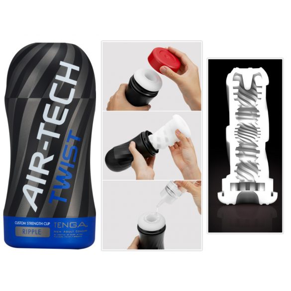 TENGA Air Tech Twist Ripple - Masturbatore Riutilizzabile