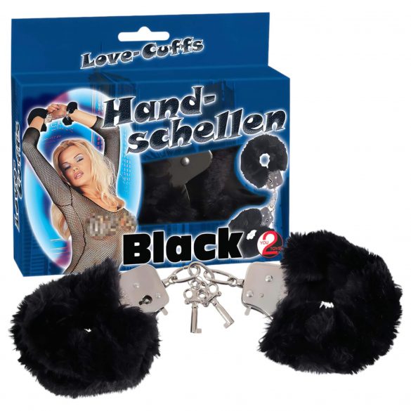 You2Toys - Plüsch Handschellen - Schwarz