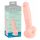 Medicinsk - silikondildo (18 cm) - natur