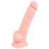 Silicone Dildo (18cm) - Natural