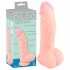 Medical Silicone Dildo - dildo z lekárskeho silikónu (20 cm) - telová farba