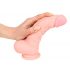 Silicon medical pentru dildo (20cm) - natural