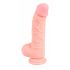 Medisch - siliconen dildo (20cm) - natuurlijk