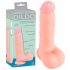 Medizinisch - gerader medizinischer Silikondildo (20cm) - Naturfarbe