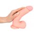 Medical - sirge meditsiiniline silikoonist dildo (20cm) - naturaalne