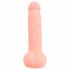 Medizinisch - gerader medizinischer Silikondildo (20cm) - Naturfarbe