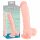 Medicinsk silikon dildo (24cm) - natur