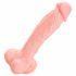 Medicinsk silikon dildo (24cm) - natur