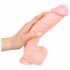 Medisch - silicone dildo (24cm) - naturel