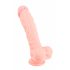 Medical Silicone Dildo - dildo z lekárskeho silikónu (24 cm) - telová farba