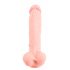 Medical Silicone Dildo - dildo z lekárskeho silikónu (24 cm) - telová farba