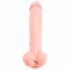 Medisch - silicone dildo (24cm) - naturel