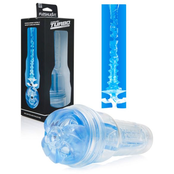 Fleshlight Turbo Thrust - masturbateur à succion (bleu)