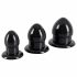 Set di Dildo Anali Graduali You2Toys - Kit di Plug per Dilatazione in 3 Misure (Nero)