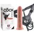 King Cock Strap-on 8 - dildo z paskiem - naturalne