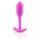 b-vibe Snug Plug 1 - plug anal avec poids interne (55g) - rose