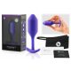 b-vibes Snug Plug 2 Double Bead Anal Dildo (114g) - Purple