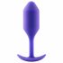 b-vibes Snug Plug 2 Double Bead Anal Dildo (114g) - Purple