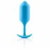 Dildo Anale Premium per Esperti con Doppio Peso Interno Snug Plug 3 (180g) - Blu