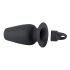 You2Toys - Lust Tunnel - holle anale plug met afsluiting (zwart)