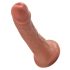 Dildo King Cock 6 (15 cm) - brązowe