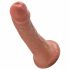 King Cock 6 Dildo (15 cm) - Braun