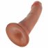 King Cock 6 Dildo (15 cm) - Braun