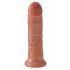 King Cock 8 dildo (20 cm) - tumšs naturāls