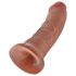 King Cock 8 Dildo (20 cm) - Dark Natural