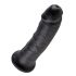 King Cock 8-inch Dildo - Black