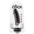 King Cock 8 dildo (20 cm) - zwart