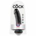 King Cock 8 dildo (20 cm) - czarny