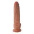 Koning Cock 9 met bal (23 cm) - bruin