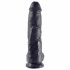 King Cock 10 dildo s semenníkmi (25 cm) - čierny