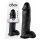 King Cock 12 veľké dildo so semenníkmi (30cm) - čierne