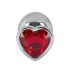 You2Toys - Diamond - 85g Aluminium Analplug (Silber-Rot)