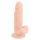 Dildo Realistico con Ventosa - Nature Skin, in TPE Flessibile - Colore Naturale (Piccolo)