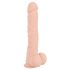 Nature Skin - realistischer, haftender Dildo - Natur (groß)