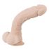 Nature Skin Realistic Dildo with Suction Cup - Large, Natural