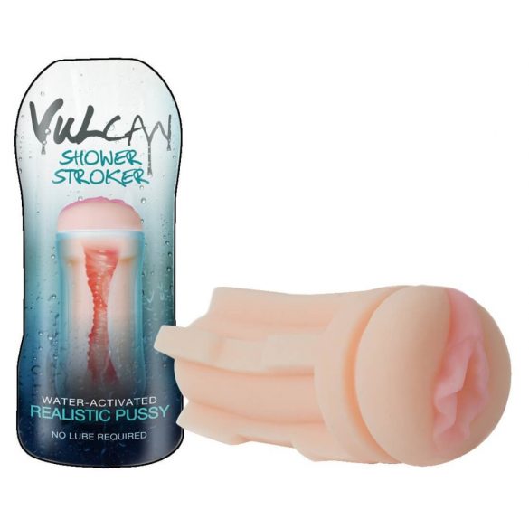 Vulcan Shower Stroker - realistická vagina (přírodní)