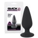 Black Velvet Heavy - 40g analni dildo (crni)