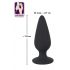 Black Velvet Heavy - 40g Anal Plug (Black)