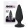 Melnais samts Heavy - 75 g anālais dildo (melns)