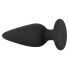 Schwarzer Samt Heavy - 75g Anal Dildo (schwarz)