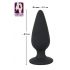 Schwarzer Samt Heavy - 75g Anal Dildo (schwarz)