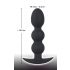 Black Velvet Heavy - 145g Beaded Anal Plug (Black)